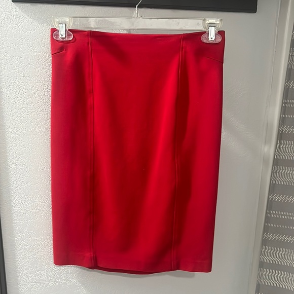 Red shape wear type skirt comfort elastic waste band - Picture 1 of 3